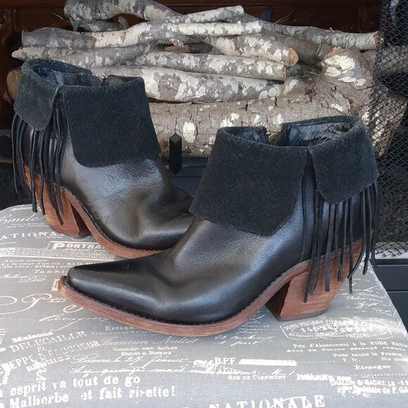 Women's Reba By Justin Leather Boots - Picture 1 of 6